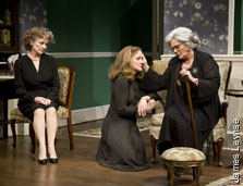 Penny Fuller (from left), Hallie Foote and Elizabeth Ashley play members of a troubled Southern family in Horton Foote's "Dividing the Estate."